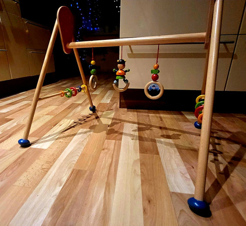 Baby gym spielbogen - aus, holz
