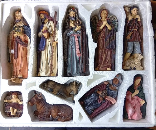 Krippenfiguren set sehr - krippenfiguren-set,