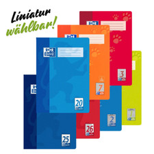 10x Oxford Schulheft DIN A4 verschiedene Lineaturen Schreibheft Grundschule Heft