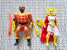 2x Masters of the Universe Origins Actionfiguren Jitsu & She-Ra