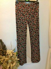 ?⚜️PRADA⚜️? Damen Hose*Stretch*Schwarz/Bunt*Gr. 40*100% Seide*Top Zustand