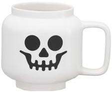 LEGO Kaffeetasse SKELETON 255 ml weiß im Karton aus Keramik