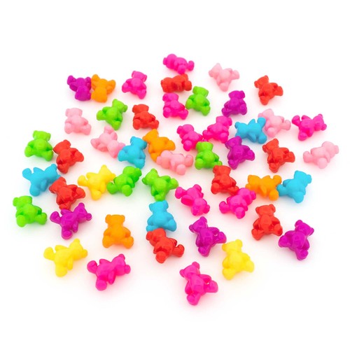 Acrylperlen als teddybär - acrylperlen, im