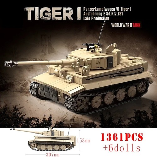 1361 teile tiger panzer - 1361,