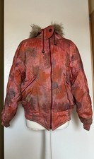 Lutha Skijacke Rot Damen Größe 36 Vintage Retro Warm, Funktional & Stylisch