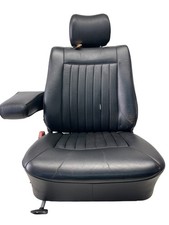 Mercedes W126 SE / S-Klasse / 1.Serie / Ledersitz Sitz Fahrersitz Schwarz Links