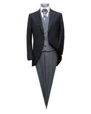 Hochzeit Cutaway Anzug Herren Schwarz Gr.62*930*