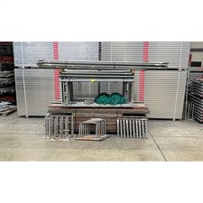 gebrauchtes Baugerüst Plettac SL 70 Gerüst Dachfanggerüst mit Holzboden 164 m²