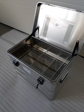 Neue Alukiste  60x40x40 cm mit Stapelecken Absperrbar von der Bundeswehr