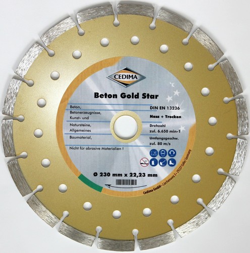 230mm cedima beton gold - Ø,