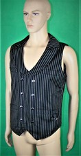 Weste, Gothic, Metal, Rock, Biker, Designer, Anzug, Vest, Halloween, Gr. M