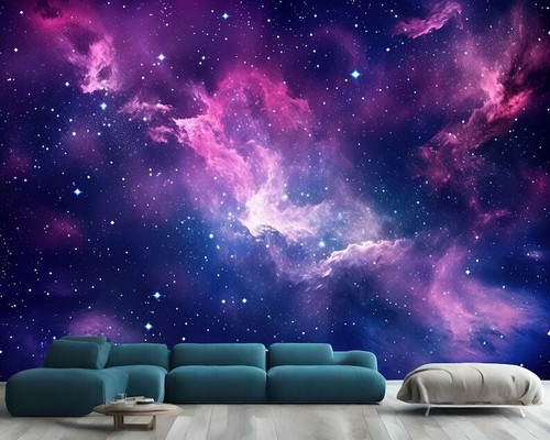 Glänzende sterne galaxie - glänzende,
