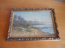 Antikes Ölgemälde Landschaft