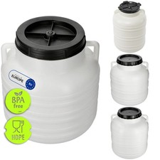 Weithalsfass Futtertonne Deckelfass Kunststoff Regenfass Maischefass 10 bis 60 l