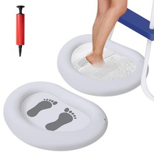 2 Stück 87x65cm Aufblasbares Fußbecken - Pool Fussbad -Fußbad für Pool Wanne Spa