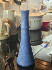 Vintage Keramikvase Bock Northeim – blau matt glasiert – Handarbeit, 20. Jh.