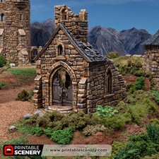 Ruinierte kleine Kapelle -