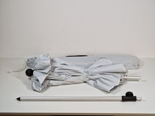 Origin Outdoors Esmeralda Sonnenschirm Ø200cm Terasse Hellblau / Grau DEFEKT!