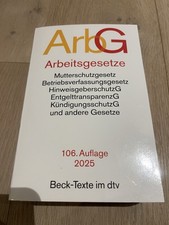 ArbG Arbeitsgesetze, 106
