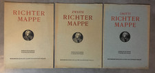 3 Mappen Adrian Ludwig Richter - Herausgegeben vom Kunstwart - Richter Mappe