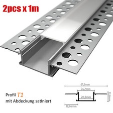 LED Aluminium Profil Unterputz