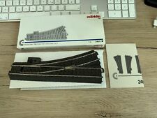 Märklin 24611 H0 C-Gleis Weiche guter Zustand volle Funktion in OVP