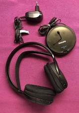 Philips SHC 5200/10 Bügel-Kopfhörer, kabellos, Funk-Übertragung, Schwarz