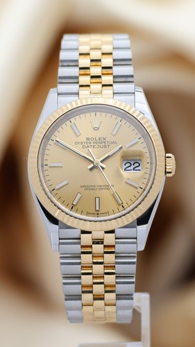Rolex datejust stahl - 36, stahl/gold