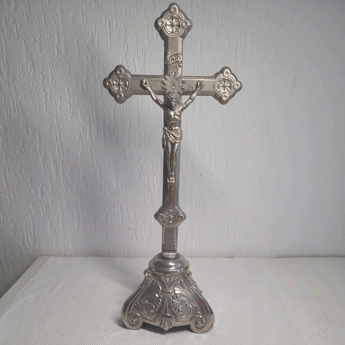 Standkreuz kruzifix metall - kruzifix,