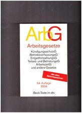 ARBG-Arbeitsgesetz  Beck-Texte / dtv 2004
