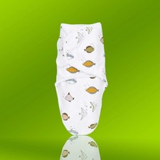 Meyco Baby Pucksack Neugeborene Pucktuch Schlafsack Bio-Baumwolle 70cm