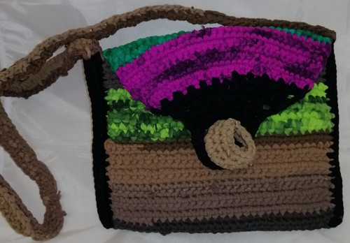 Häkel tasche strumpfhose - tasche,