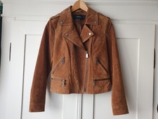 Damen Bikerjacke  Wildleder