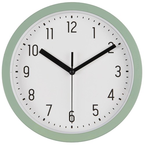 Vintage wanduhr staubig - wanduhr, grün