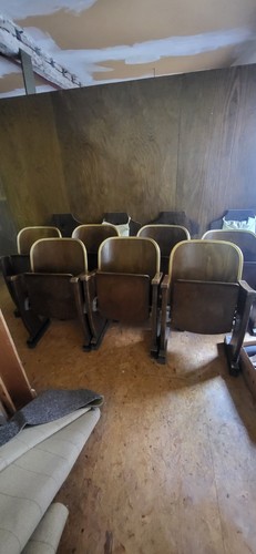 Vintage kinostühle aus - aus, holz