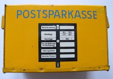 Postbriefkasten als Spartopf, Blechausführung ohne Schlüssel, 80 x 50 x 50 mm