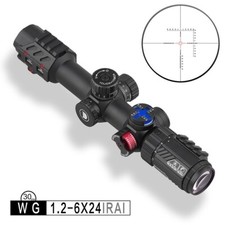 Discovery Optics Zielfernrohr WG 1,2-6x24 IRAI LPVO 1/2 MOA inkl. Montagen