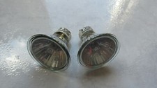 2 x Halogen Leuchtmittel GU10 ALU Qualitäts Reflektor Birne Spot 50 Watt