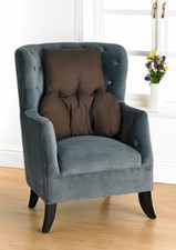 BRAUNES RÜCKENSTÜTZKISSEN