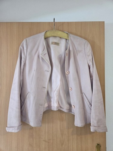 Echte lederjacke rose von - lederjacke,