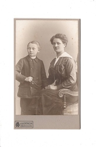 Cdv foto feine dame und - feine,