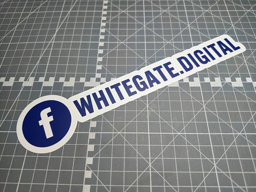 Facebook page account decal - facebook,