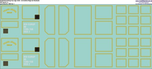 Decals tresor wagen - h0-decals:, tresor-wagen