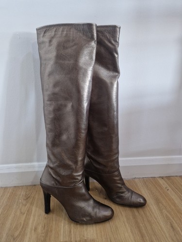 Russell bromley gold overknee - russell,
