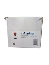 Relaxdays 10022328 Tisch-Punching-Ball Boxen Birne Schreibtisch-Punching-Ball