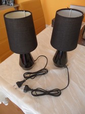 2 Tischlampen schwarz NEU Touch und 3 Helligkeiten