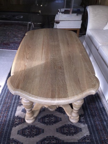 Couchtisch eiche massiv - eiche,
