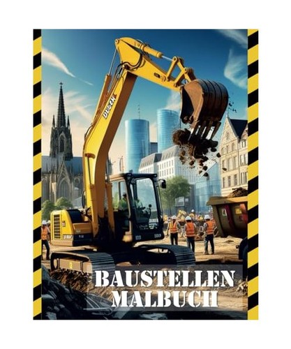 Baustellen malbuch 50 - baustellen,