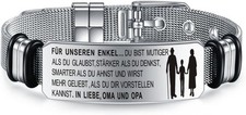 Armband mit Gravur, Edelstahl
