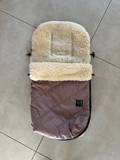 Fußsack Lammfell beige von